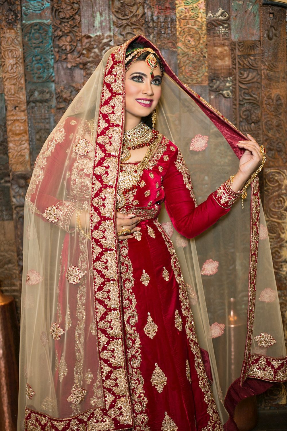 Ivory & Rani Pink Lehenga