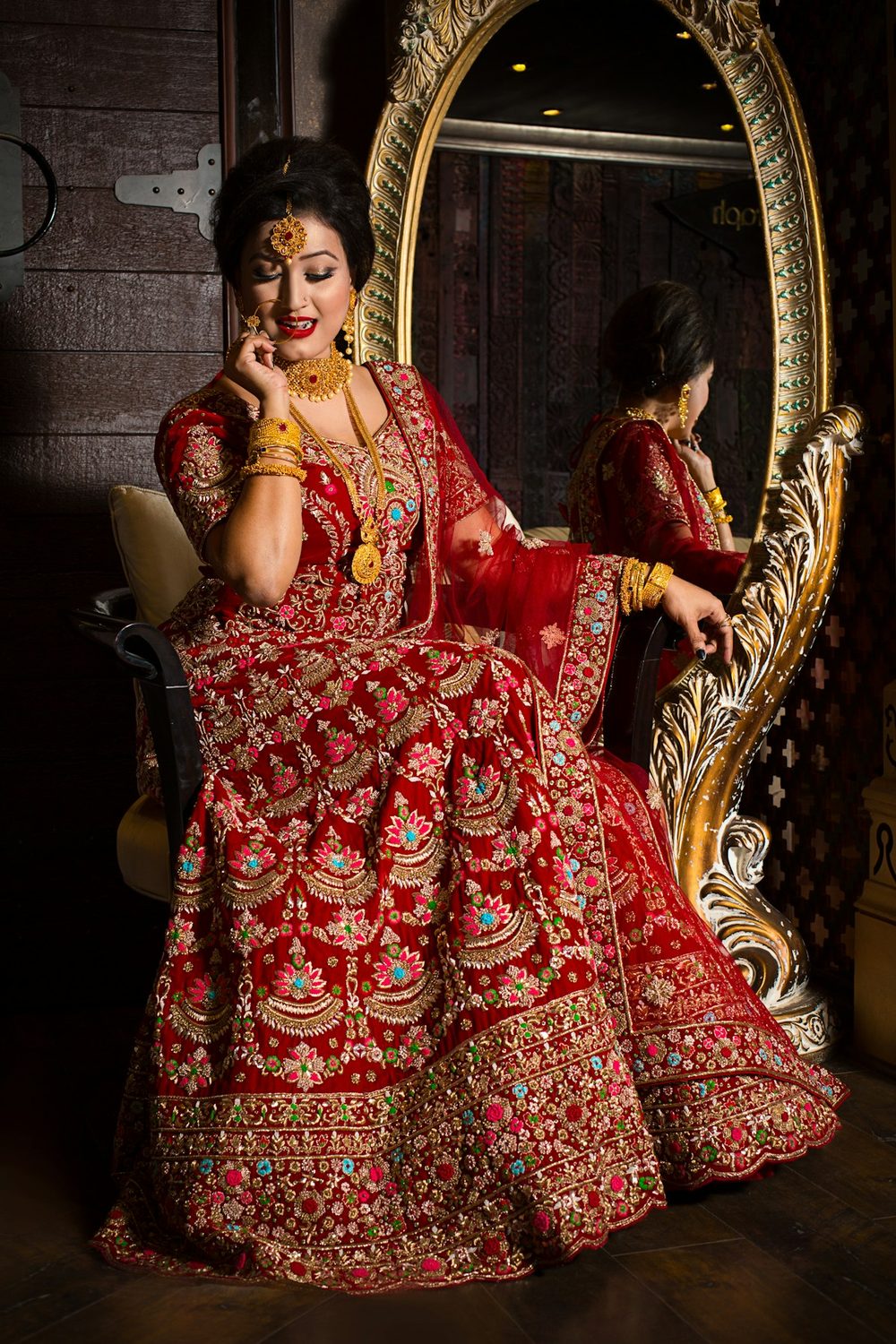 Maroon Bridal Lehenga