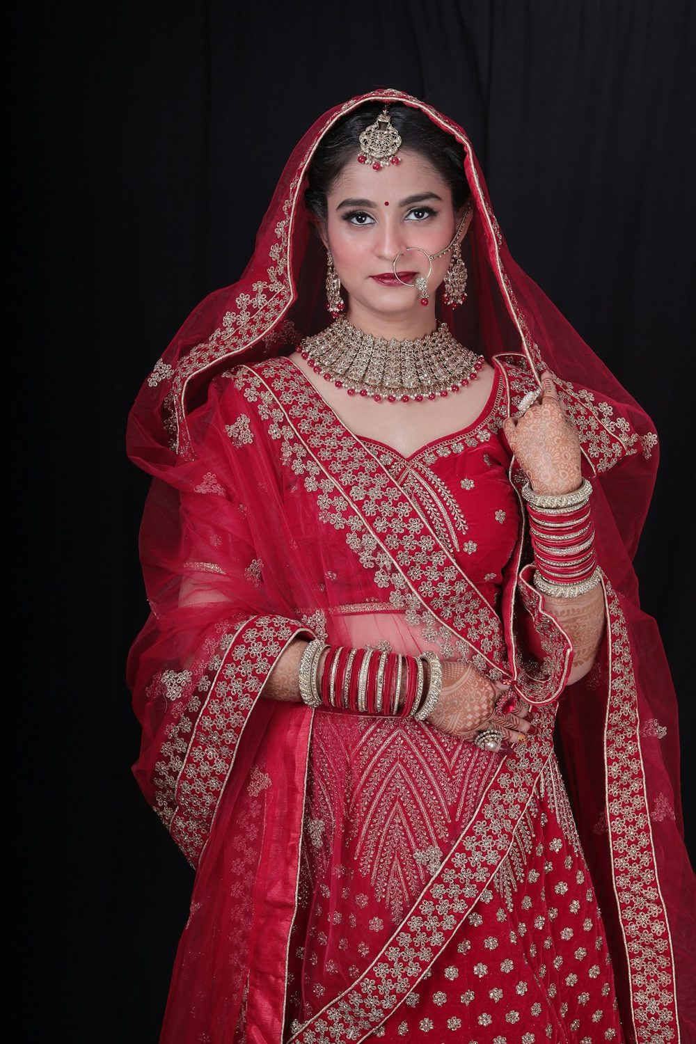Wine Velvet Lehenga